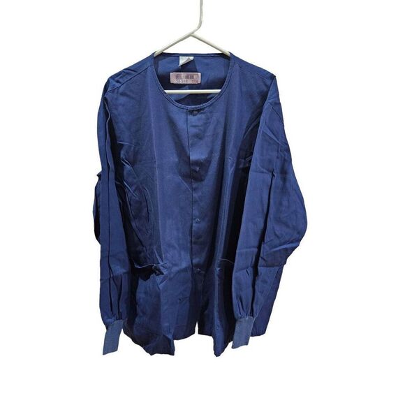 Medline XL scrub top blue item #39 - Picture 4 of 11